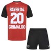 Conjunto (Camiseta+Pantalón Corto) Bayer 04 Leverkusen Alejandro Grimaldo 20 Primera Equipación 2024-25 - Niño